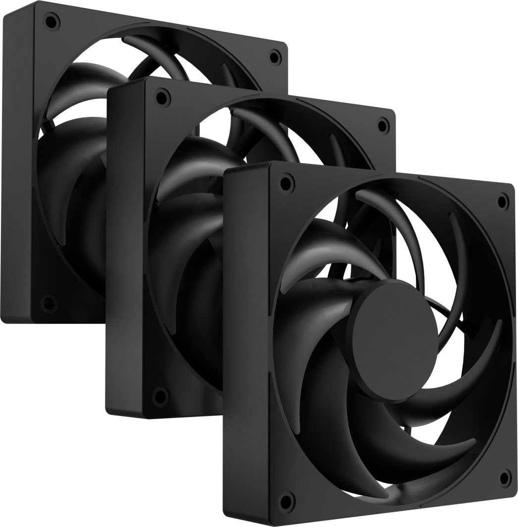 Wentylator Fury SAI S12 PWM Czarny 3-pack (NGF-2409)
