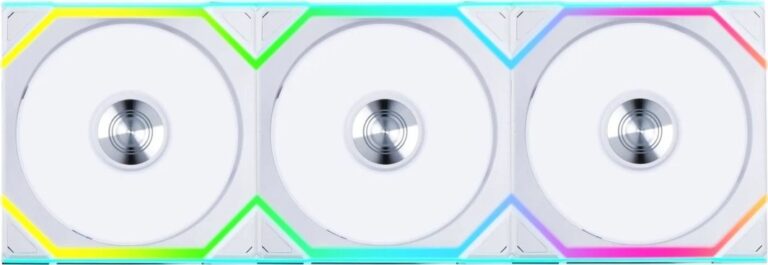 Wentylator Lian Li UNI FAN SL Wireless 120 3-pack biały (12SL1W3W)