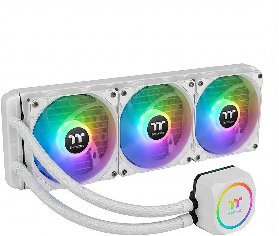 Chłodzenie wodne Thermaltake TH360 V3 ARGB Snow (CL-W468-PL12SW-A)