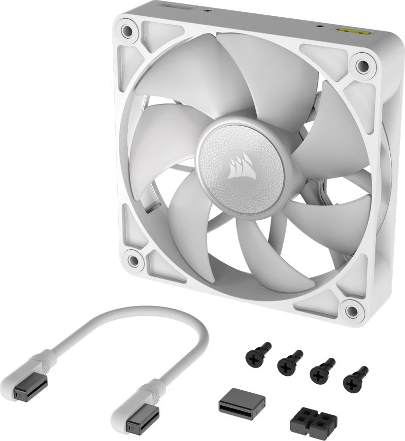 Wentylator Corsair iCUE LINK RX120 RGB Biały (CO-9051021-WW)