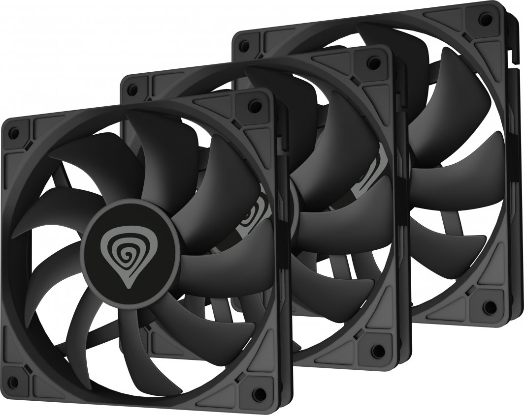 Wentylator Genesis Oxal 120 Czarny 3-pack (NGF-2043)