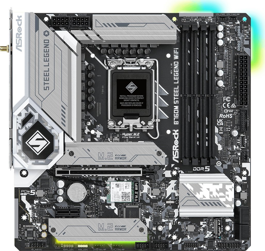 Płyta główna ASRock B760M STEEL LEGEND WIFI