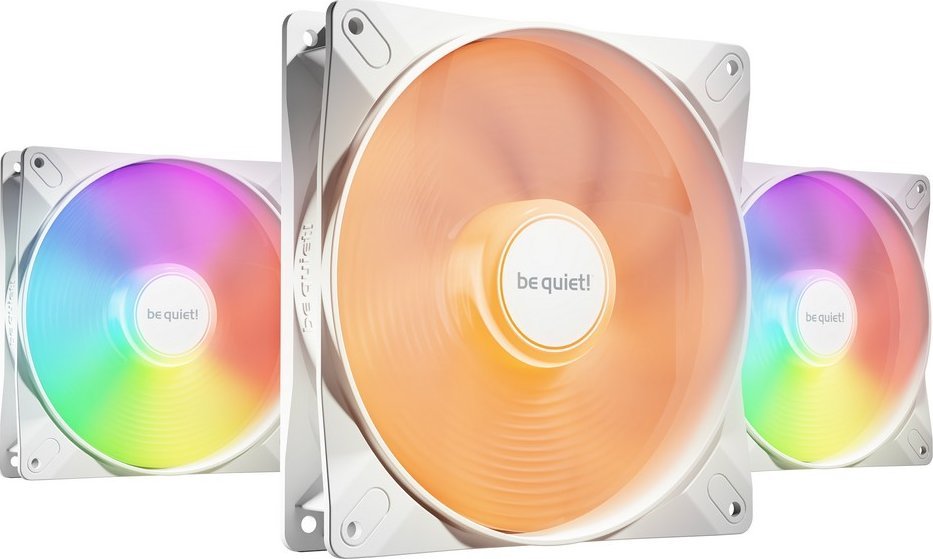 Wentylator be quiet! Light Wings LX 140mm PWM Biały 3-pack (BL128)