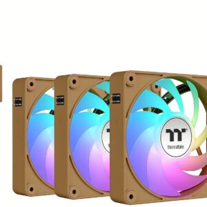 Wentylator Thermaltake CT120 EX Reverse ARGB Sync 3-pack brązowy (CL-F224-PL12GS-A)