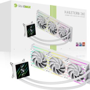 Chłodzenie wodne GameMax HAILSTORM 360 LCD (HAILSTORM 360 LCD WH)