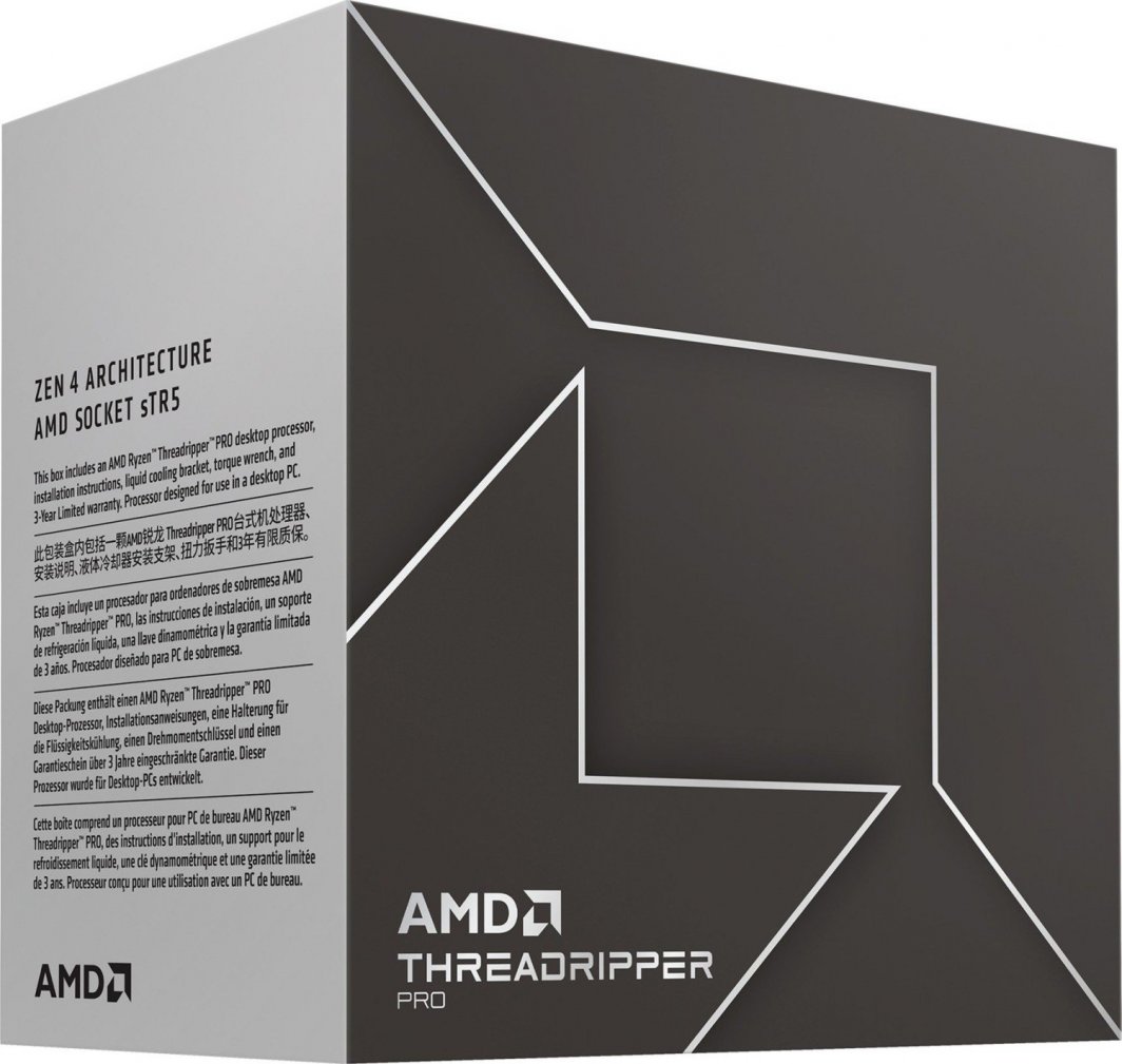 Procesor AMD Ryzen Threadripper Pro 7975WX, 4.0 GHz, 128 MB, BOX (100-100000453WOF)