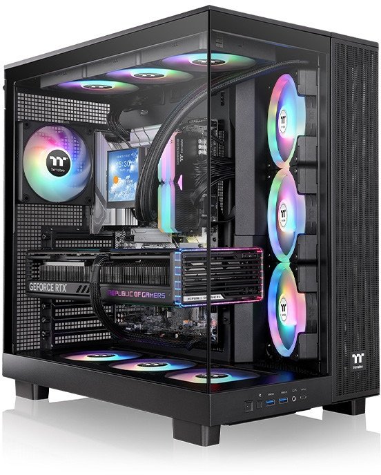 Obudowa Thermaltake View 380 XL TG ARGB czarna (CA-11E-00M1WN-00)