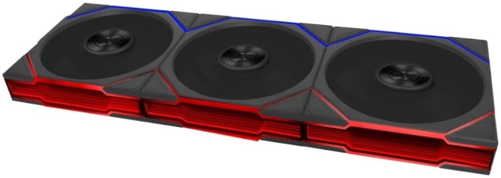 Wentylator Lian Li Wentylatory Uni Fan TL Flex Wireless ARGB PWM (zestaw 3 szt. 120mm Black (G9F.12TL1F3B.00)
