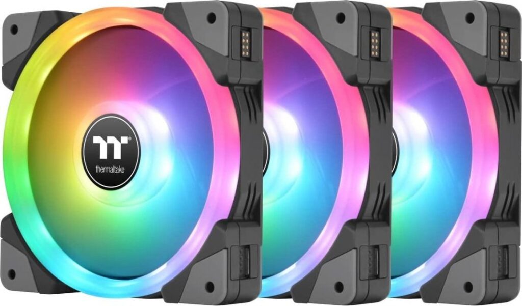 Wentylator Thermaltake SWAFAN 12 RGB 3-pack + Hub (CL-F137-PL12SW-A)