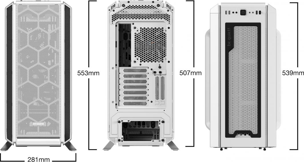 Obudowa be quiet! Silent Base 802 Window Biała (BGW40)