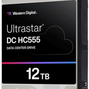 Dysk WD Ultrastar DC HC555 Dysk twardy Centrum danych 12 TB wewnętrzny 3.5" (8.9 cm) SATA 6Gb/s 7200 rpm Puffer: 512 MB