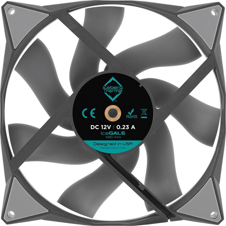 Wentylator Iceberg IceGALE 140 mm Szary (ICEGALE14-B0A)