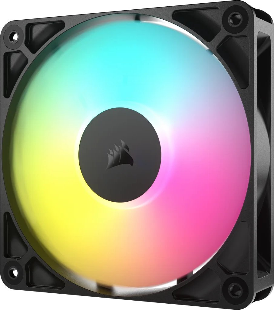 Wentylator Corsair RS120 PWM ARGB Czarny 3-pack (CO-9050180-WW)