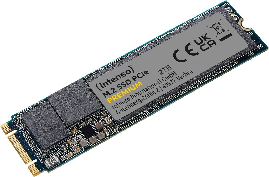 Dysk SSD Intenso Premium 2TB M.2 2280 PCI-E x4 Gen3 NVMe (3835470)