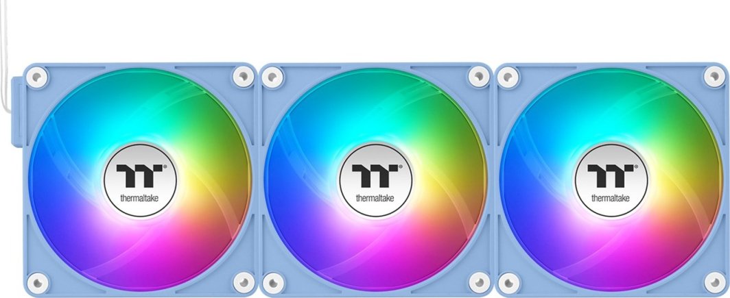 Wentylator Thermaltake CT120 EX Reverse ARGB Sync 3-pack niebieski (CL-F198-PL12BU-A)