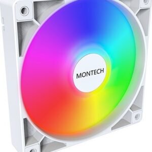 Wentylator Montech GF120 ARGB PWM 120 mm Biały (GF120 ARGB PWM (W))