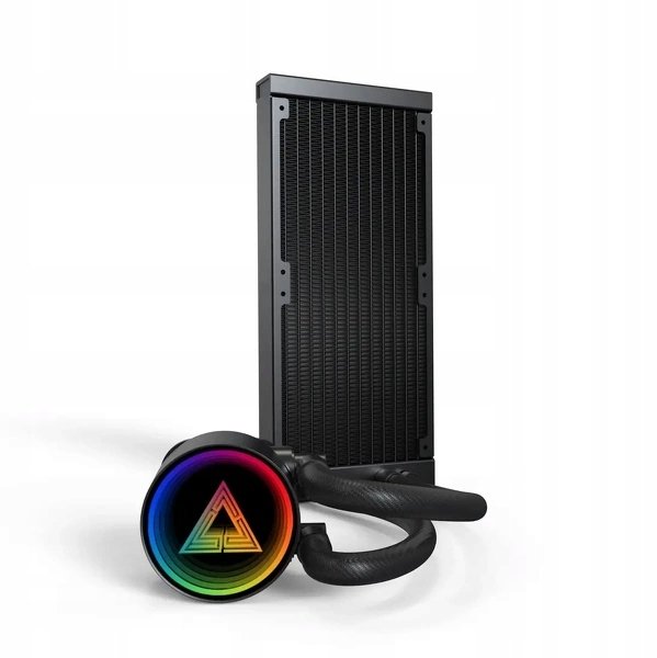 Chłodzenie wodne Montech LightFlow ARGB 240 Czarny (LightFlow ARGB 240 (B))