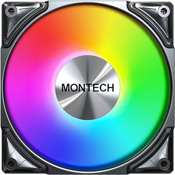 Wentylator Montech Metal Pro 12 ARGB PWM (METAL PRO 12 ARGB PWM (B))