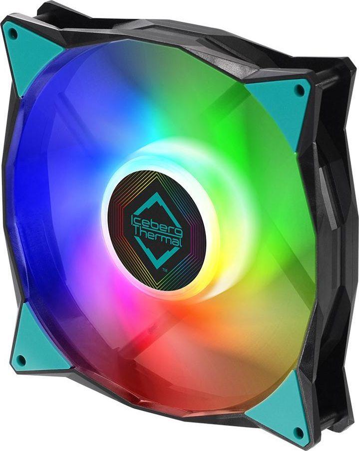 Wentylator Iceberg IceGALE ARGB 140 mm Czarny (ICEGALE14A-E0A)
