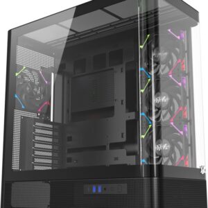 Obudowa XYZ PC GEAR Quantum ARGB czarna (X-CS-QUANTUM-B)
