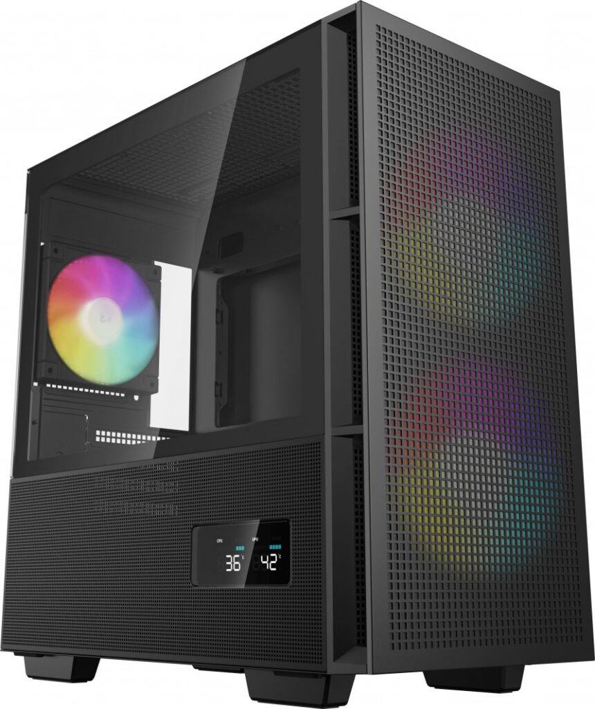 Obudowa Deepcool CH360 Digital ARGB czarna (R-CH360-BKAPE3D-G-1)