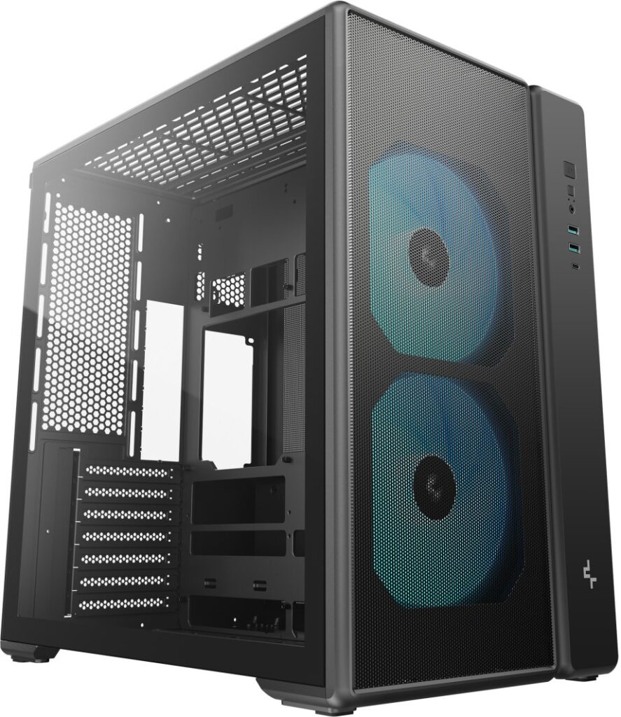 Obudowa Deepcool Case | CG590 MESH 2F | Mid Tower | Czarny (R-CG590MESH-BKANA2-G)