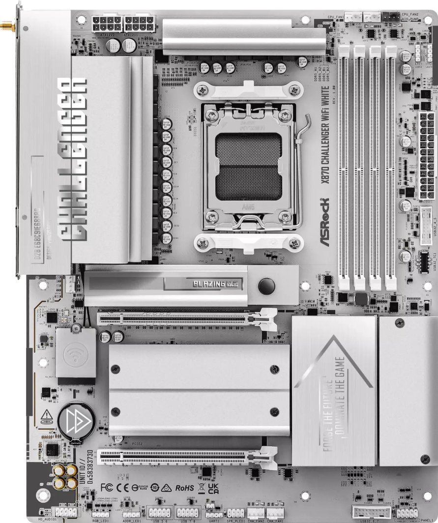 Płyta główna ASRock X870 CHALLENGER WIFI WHITE