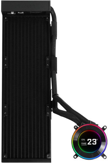 Chłodzenie wodne Lian Li Hydroshift II LCD-C 360N Fanless (GHS2LCD36B)