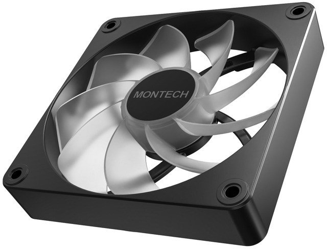 Wentylator Montech GF120R V2 ARGB 3-pak Czarny (GF120R V2 ARGB 3 in 1 Pack (B))