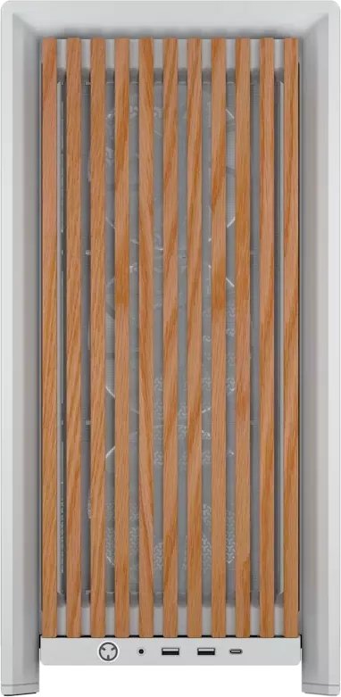 Obudowa Corsair Frame 4000D RS Wood ARGB biała (CC-9011341-WW)