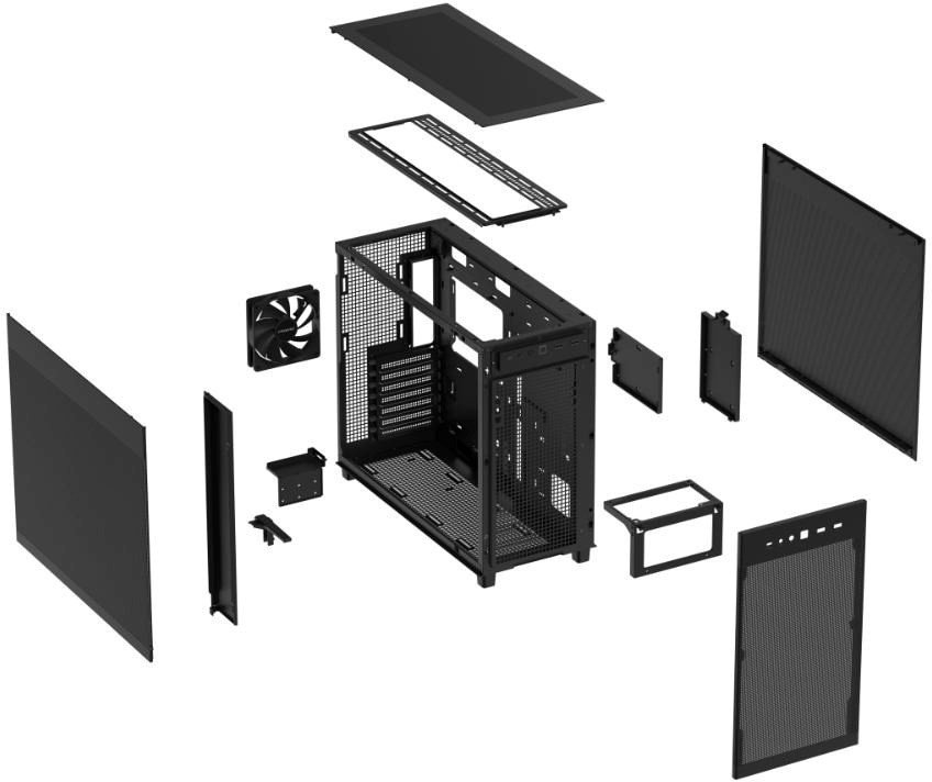 Obudowa Asus Prime AP303 Mesh czarna (90DC00V0-B39000)