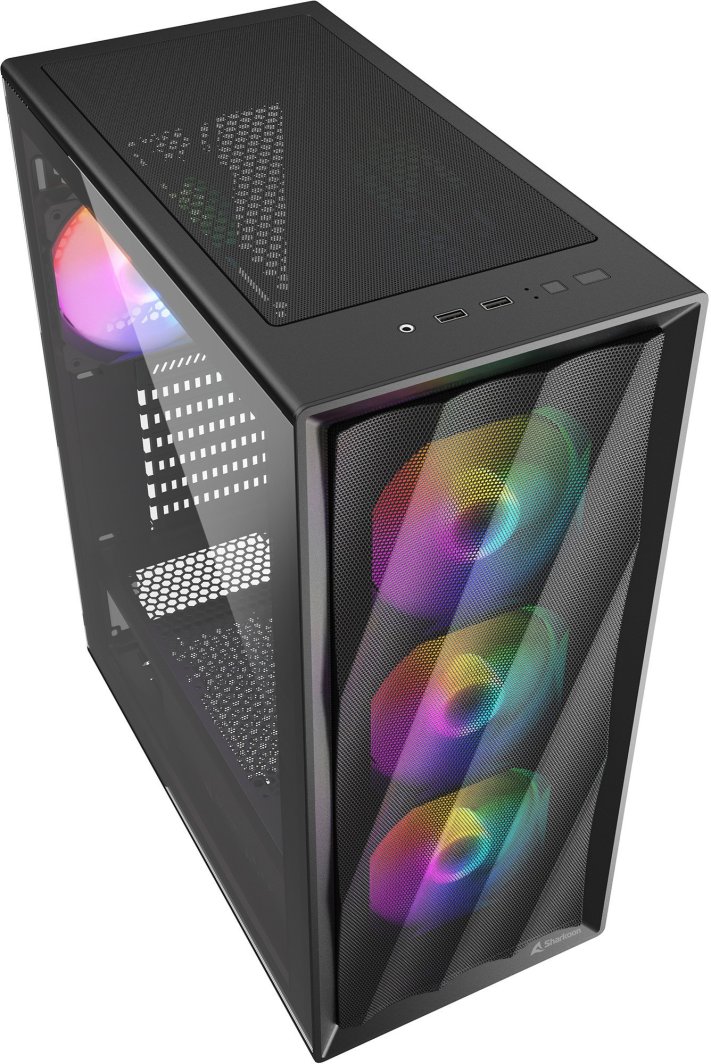 Obudowa Sharkoon VK4 Rainbow Czarny (100107230)