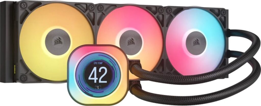 Chłodzenie wodne Corsair iCUE LINK Titan 360 RX LCD RGB (CW-9061023-WW)