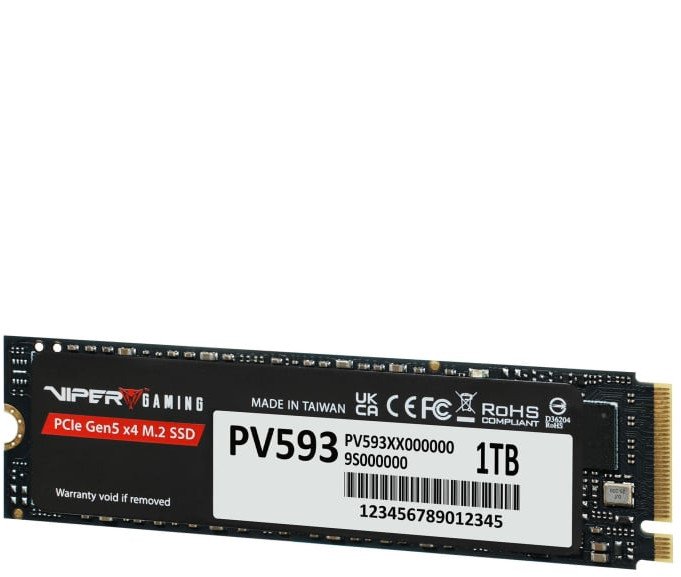 Dysk SSD Patriot Viper PV593 1TB M.2 2280 PCI-E x4 Gen5 NVMe (PV593P1TBM28H)