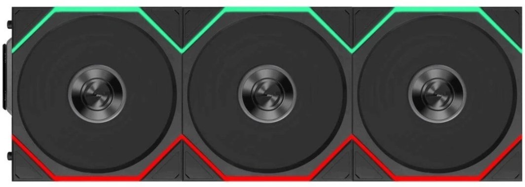 Wentylator Lian Li Wentylatory Uni Fan TL Flex Wireless ARGB PWM (zestaw 3 szt. 120mm Black (G9F.12TL1F3B.00)