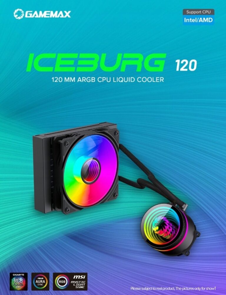 Chłodzenie wodne GameMax ICEBURG 120 (ICEBURG 120 BK)