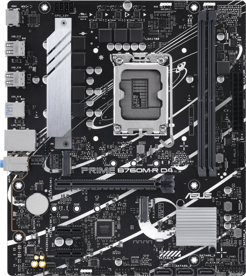 Płyta główna Asus PRIME B760M-R D4