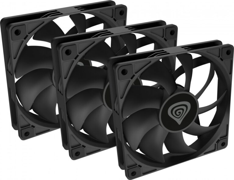 Wentylator Genesis Oxal 120 Czarny 3-pack (NGF-2043)