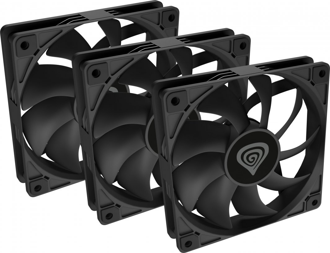 Wentylator Genesis Oxal 120 Czarny 3-pack (NGF-2043)