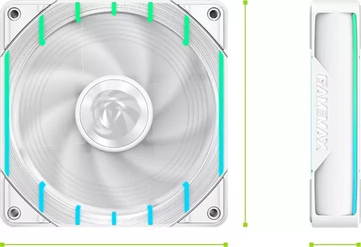 Wentylator GameMax TORNADO T12 ARGB-RW