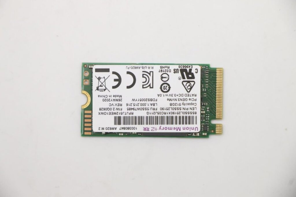 Dysk Lenovo 512G,M.2,2242,PCIe3x4,UM,STD