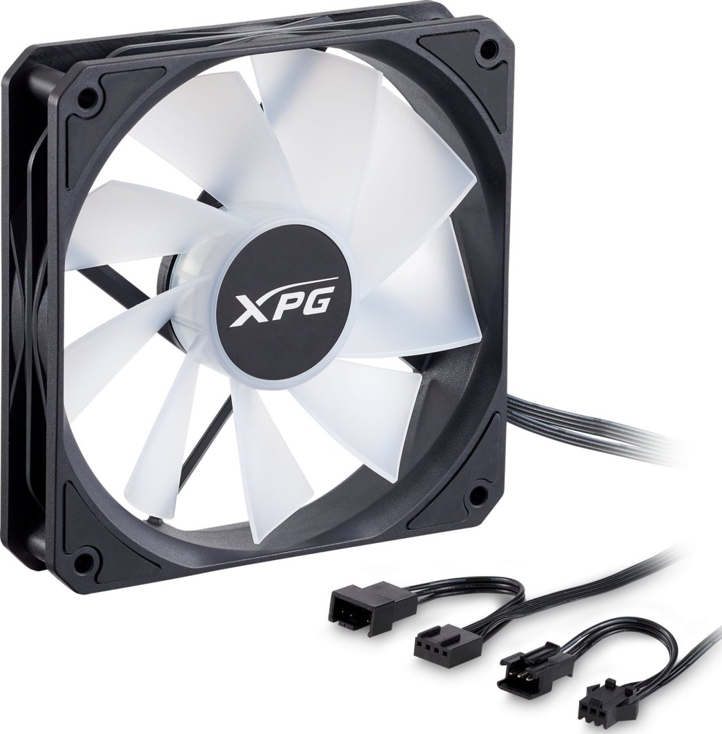 Wentylator XPG Vento R 120 ARGB PWM Czarny 3-pack (VENTOR120ARGBPWM3C-BKCWW)