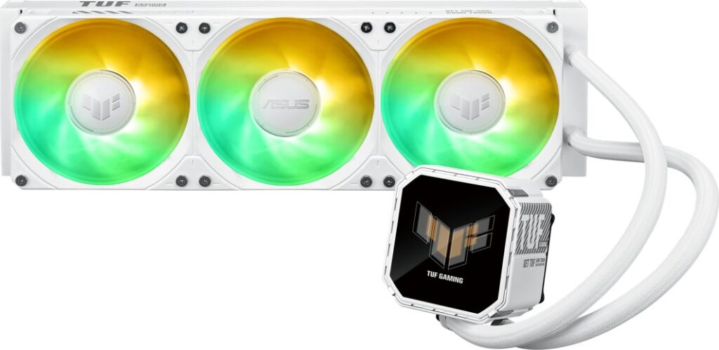 Chłodzenie wodne Asus TUF Gaming LC III 360 ARGB LCD White Edition (90RC01A2-B0EAY0)