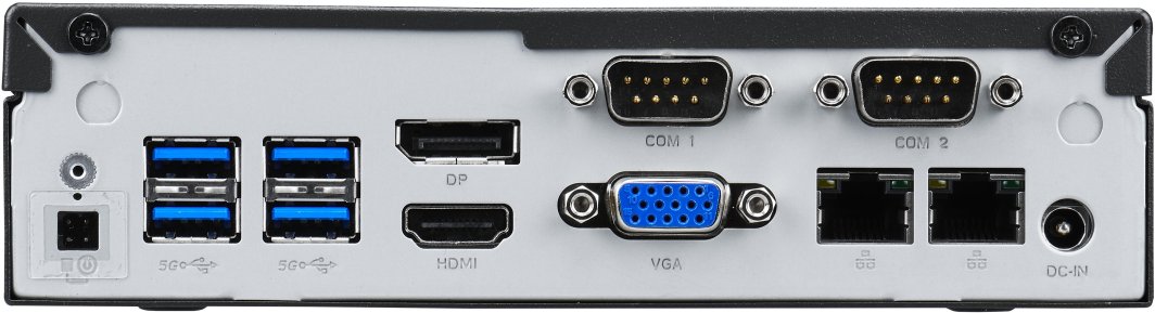 Obudowa Shuttle DL40N Intel N150 Czarny