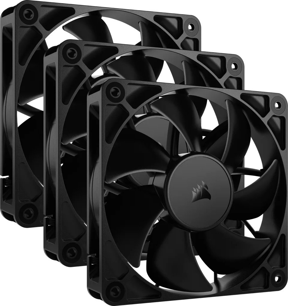 Wentylator Corsair RS120 PWM Czarny 3-pack (CO-9050189-WW)