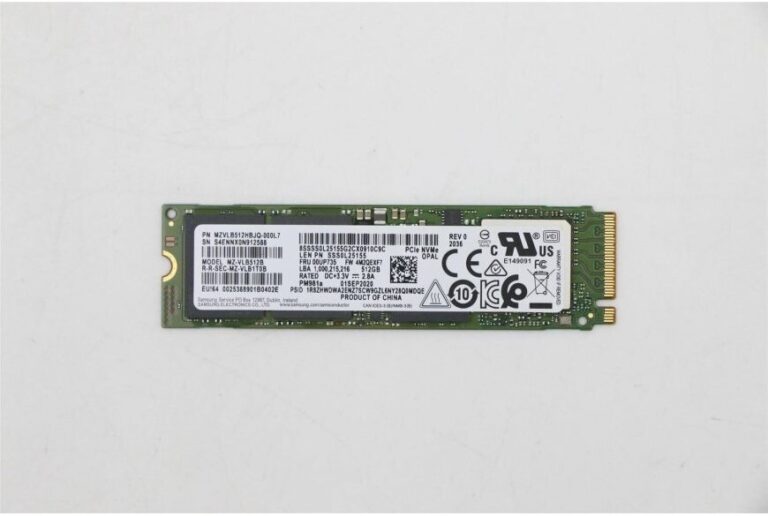 Dysk Lenovo 512GB M.2 2280 PCIe 3.0 x4 SSD