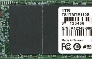 Dysk SSD Transcend 110S 1TB M.2 2280 PCI-E x4 Gen3 NVMe (TS1TMTE110S)