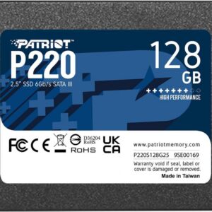 Dysk SSD Patriot P220 128GB 2.5" SATA III (P220S128G25)