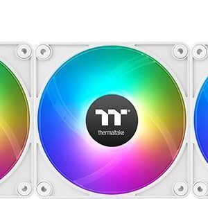 Wentylator Thermaltake CT140 EX Reverse ARGB Sync 3-pack biały (CL-F195-PL14SW-A)