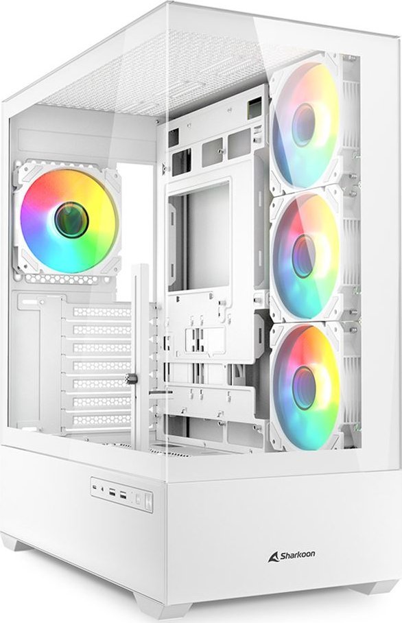Obudowa Sharkoon AK6 RGB biała